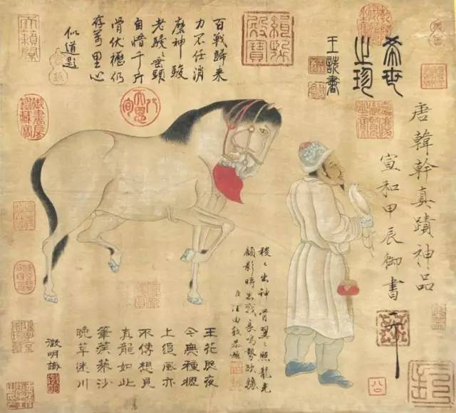 中国古今名家笔下的骏马，纵横驰骋