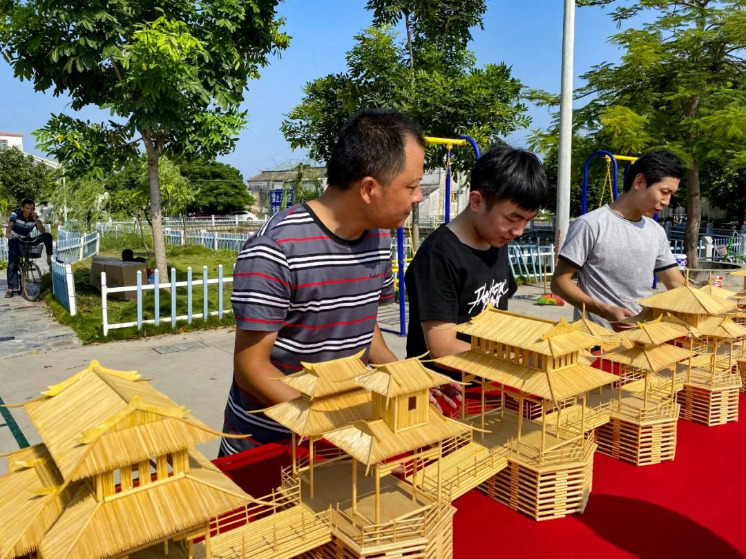 潮州他用竹签造了一座怀念母亲的湘子桥模型