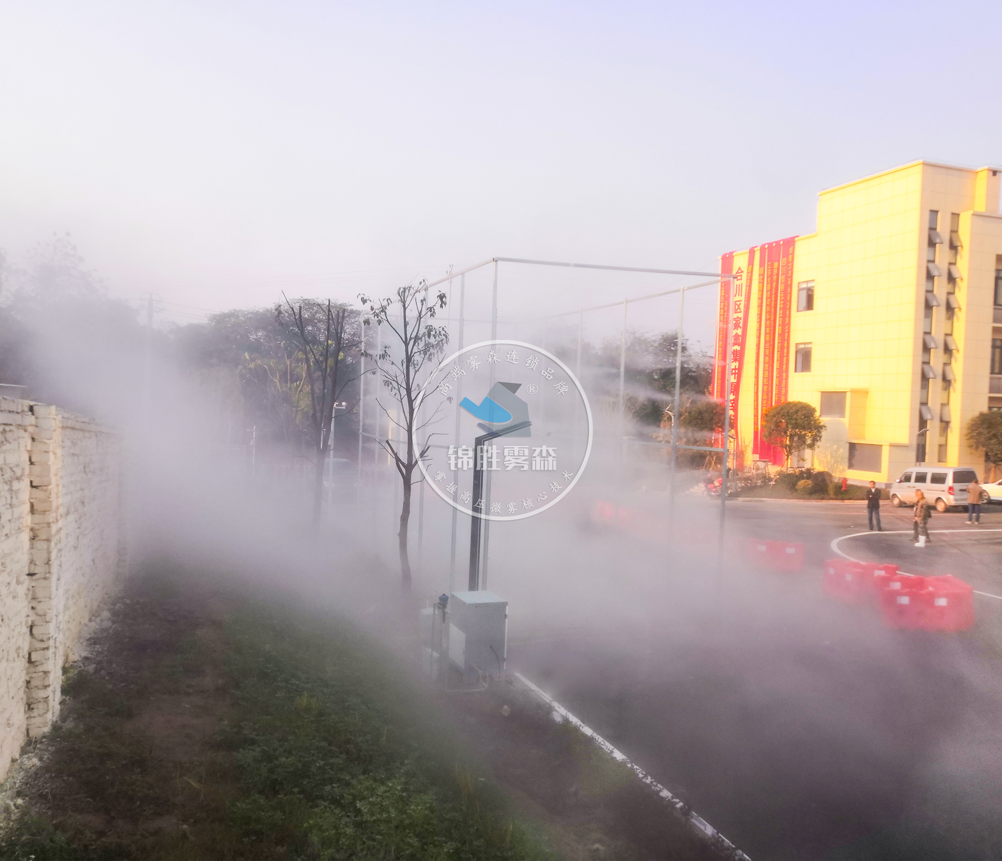 人造雾消毒系统，减少疫病传播——锦胜雾森