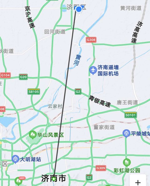 济南到潍坊多少公里（济南到各区县城区的距离）