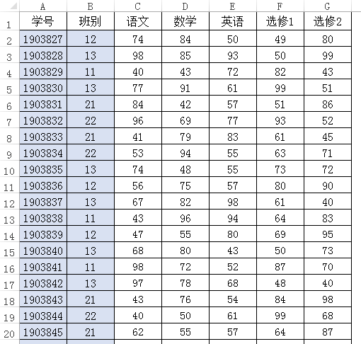 Excel办公技巧：快速计算高中学生各科成绩平均分和上线率