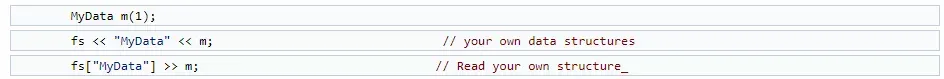 OpenCV1.8 使用XML和YAML文件实现文件的输入/输出
