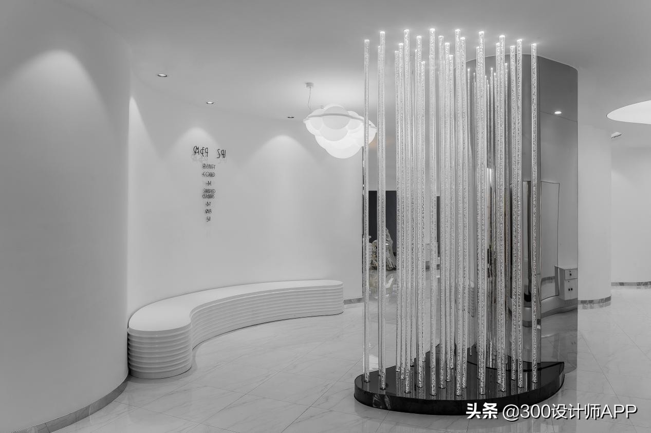 徐年迪作品：260㎡超时空理发店，极简+纯白，更是爽死洁癖症