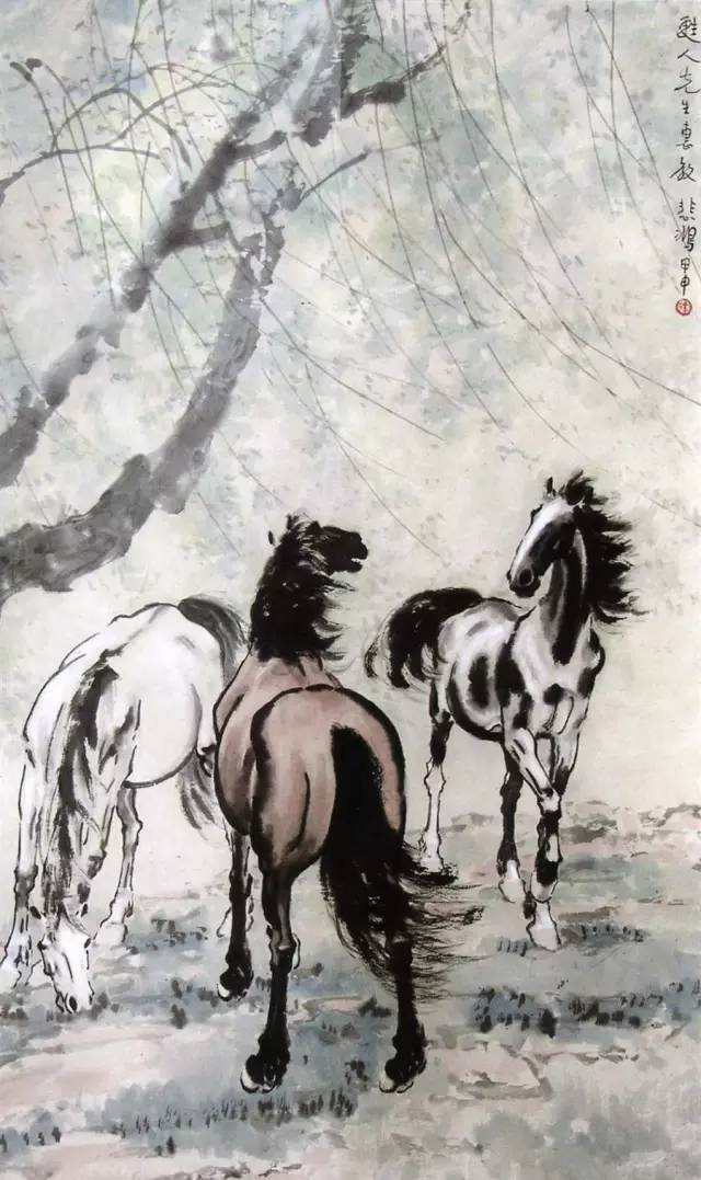 中国古今名家笔下的骏马，纵横驰骋