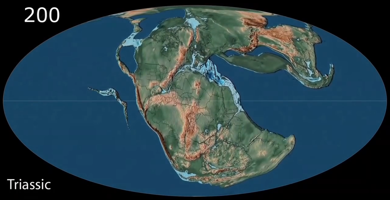 七大洲四大洋地图(七大洲四大洋是如何形成的？从地图看地球几亿年的板块漂移)