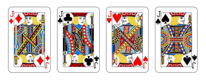 扑克牌j中的4位骑士,鲜肉大叔性格迥异,因何而受到纪念?