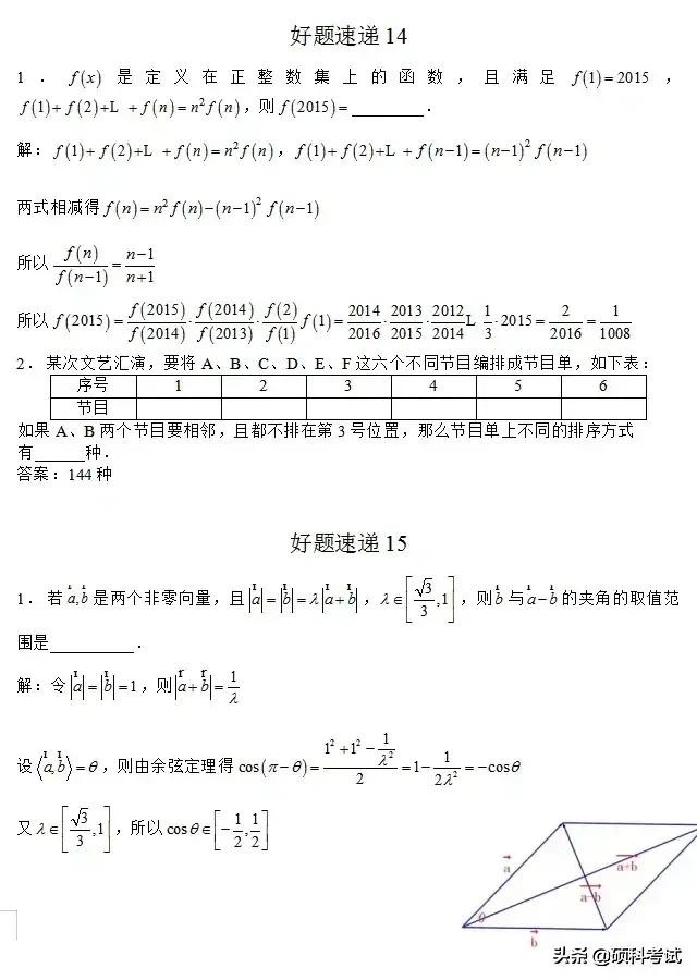 高考数学：命题热点名师解密压轴题大全（Word版，含答案）收藏好