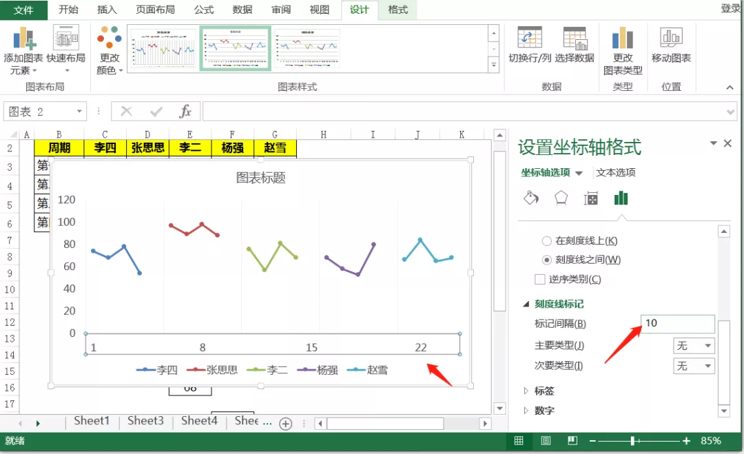 怎么把三组数据做在一个图表（分享表格制作小技巧）