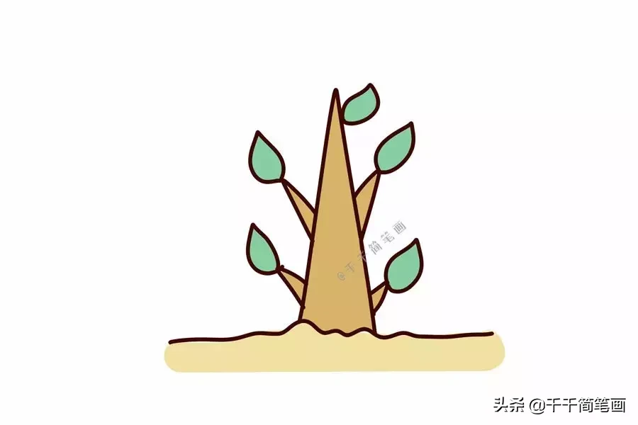 春天，你好！植树节30种简笔画创意画素材大全