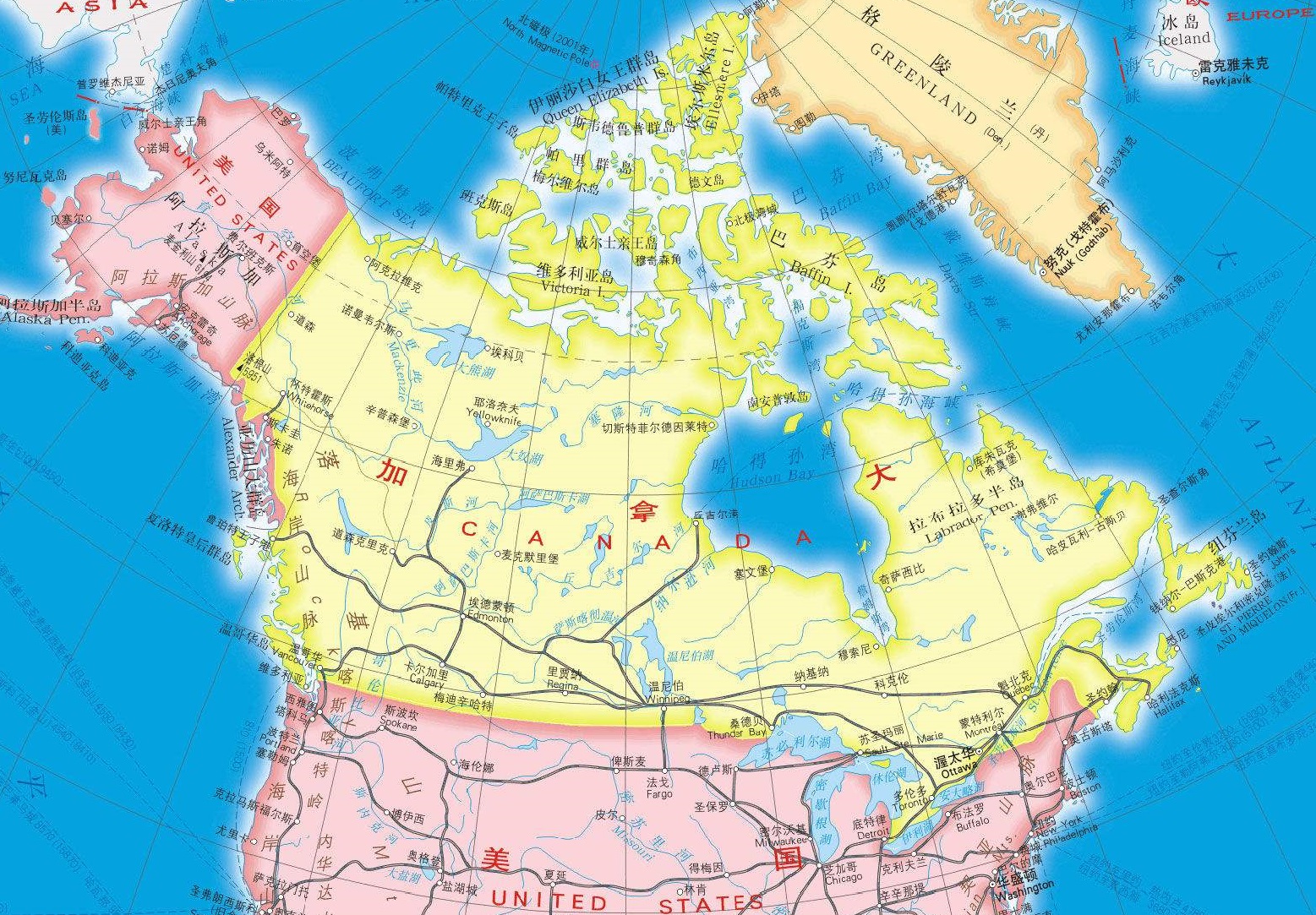 加拿大人口2019总人数约多少人（加拿大人口密度）