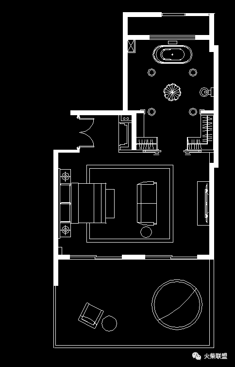 国内名师100套主卧平面格局CAD套图方案图库