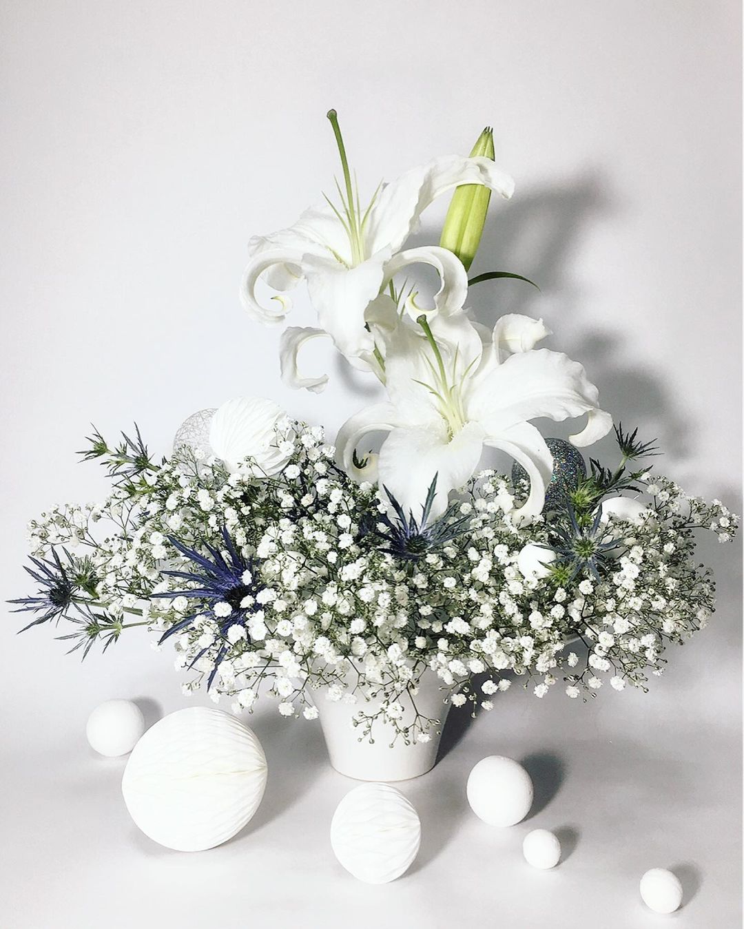 百合这样插花!撞色时尚,清新脱俗,反差萌拉满