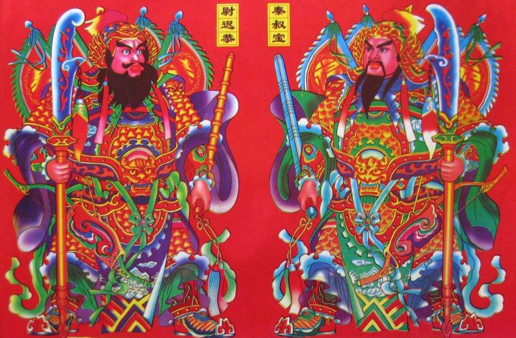 门神图片过年贴的门神也换届