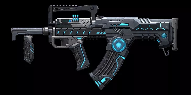 2, 暗夜武装埃及之夜是ss3推出的皮肤,全套仅有6件,涵盖2款套装,1款枪