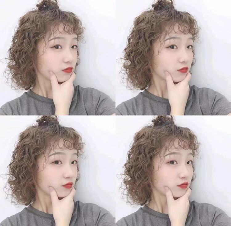 羊毛卷短发发型图片女(贾静雯和林心如谁更适合羊毛卷) - 赤虎壹号