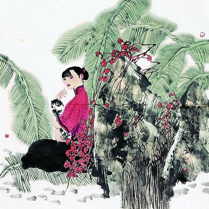 雅俗共赏 幻我两忘——著名画家​于文江笔墨再现东方女性群像