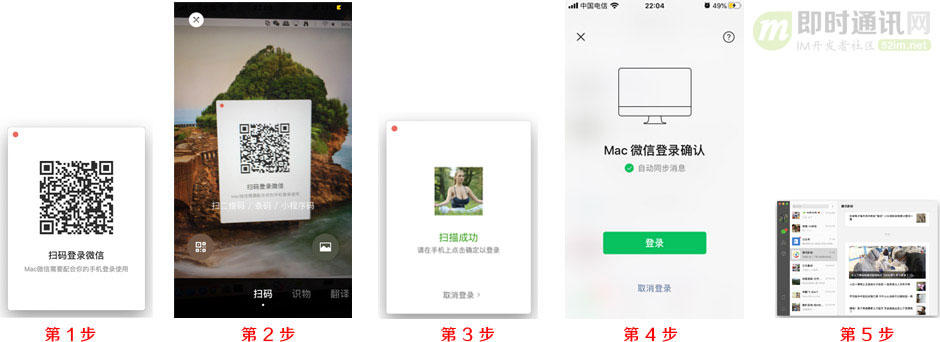 IM要做手机扫码登陆？先看看微信的扫码登录功能技术原理