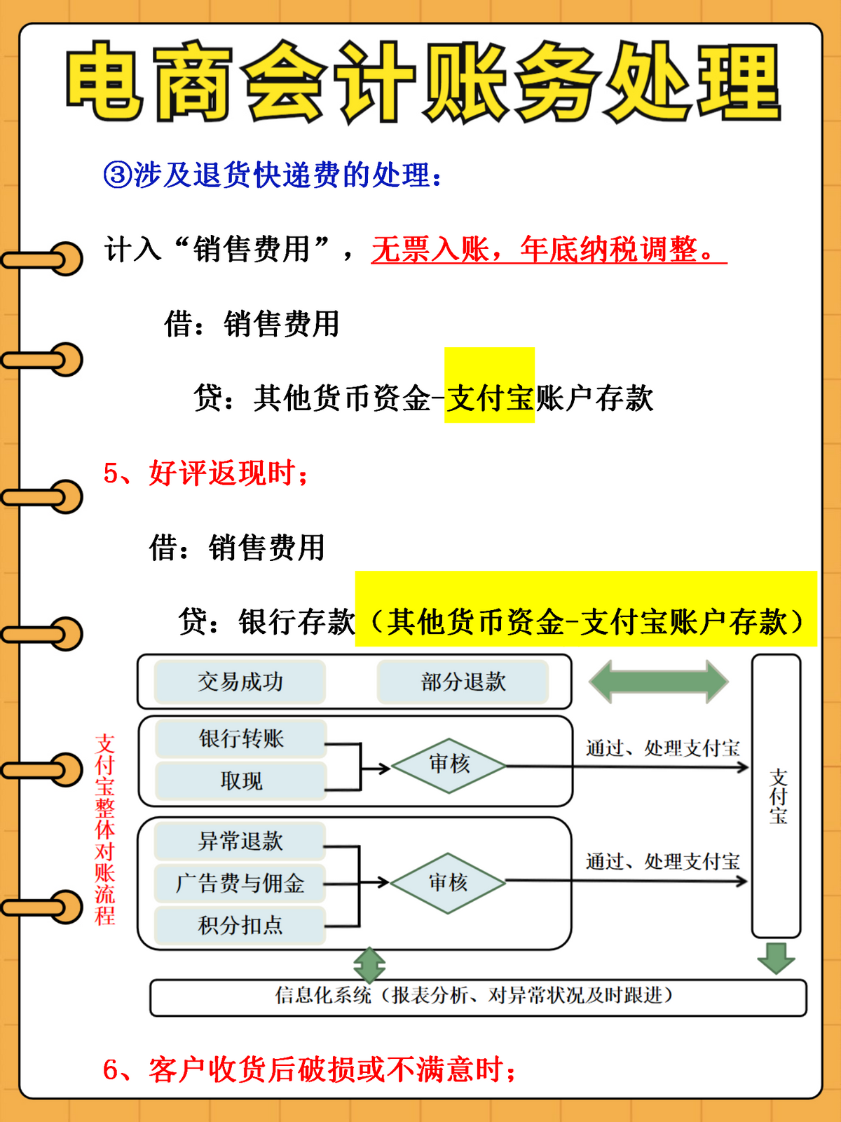 身为电商会计！你连账务处理+流程都不会，难怪你总加班