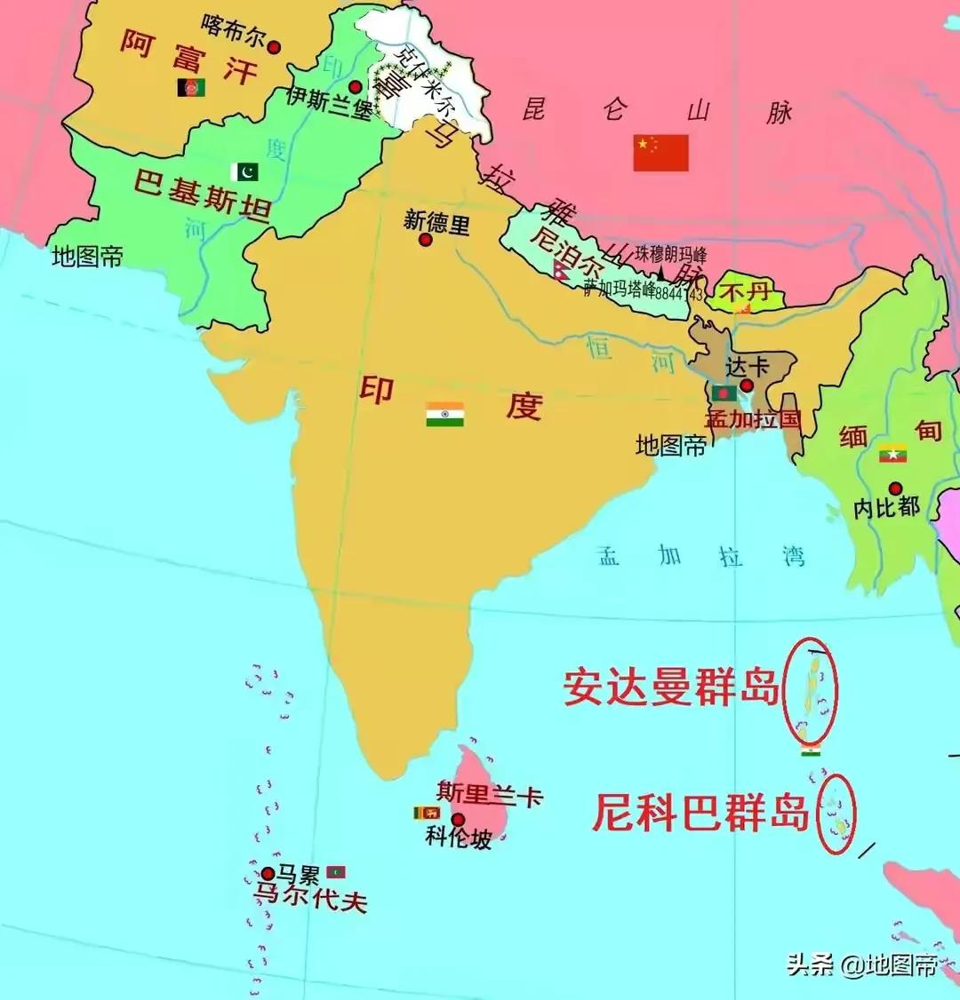 马尔代夫位置地图图片