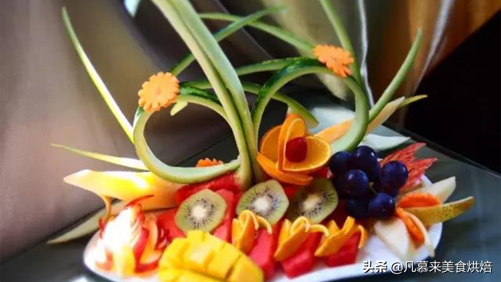 苹果拼盘大全(5种常见水果拼盘的花样切法)