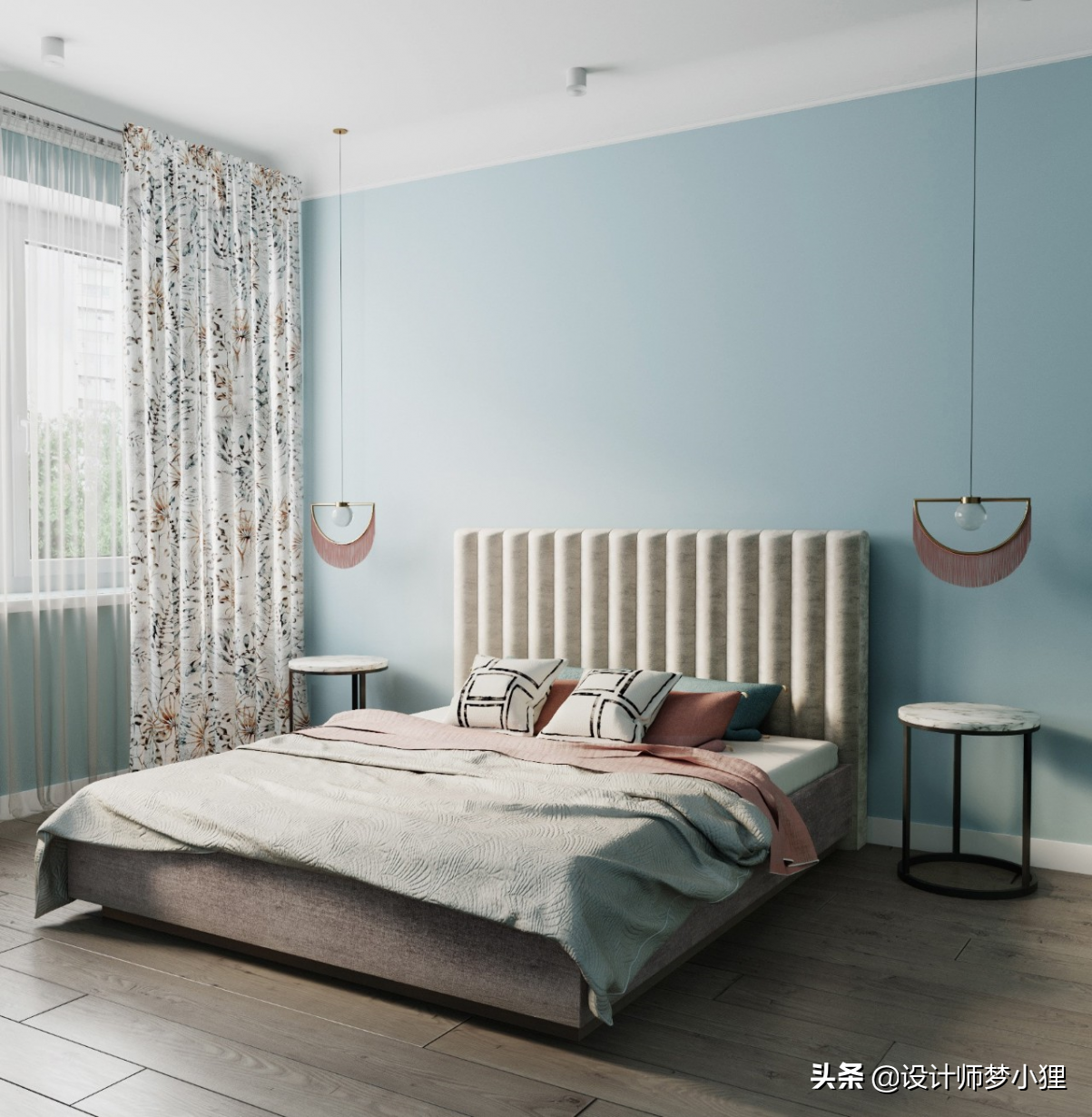 卧室刷奶咖色,这5种乳胶漆配色真的好看不踩雷