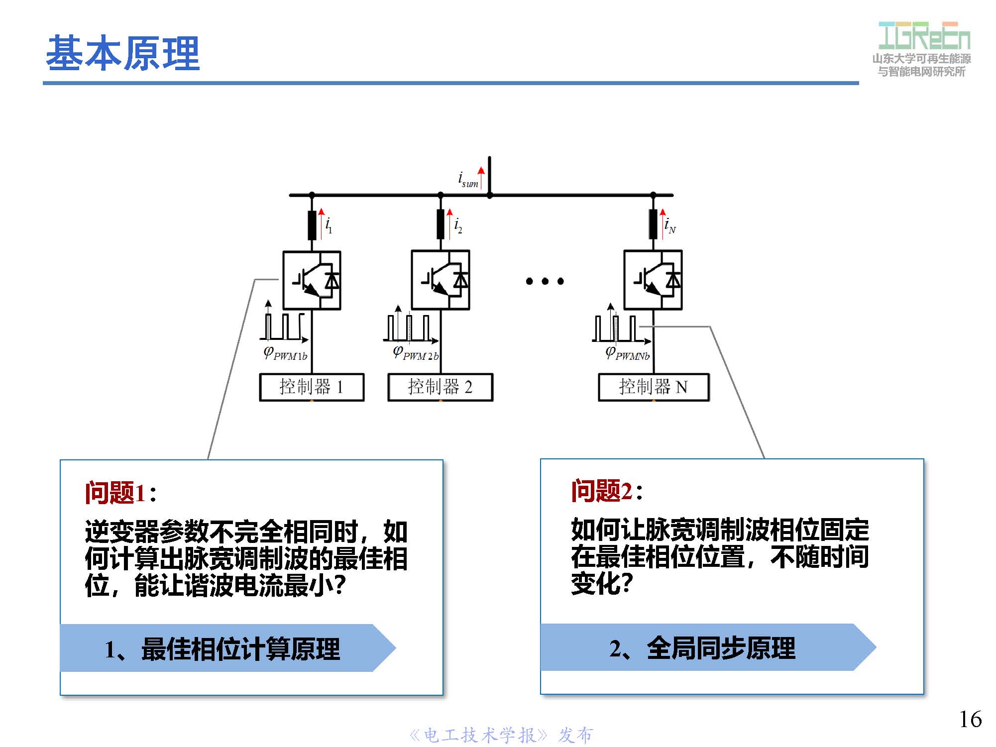 山东大学高峰教授：分布式并网变换器的脉宽调制协调控制