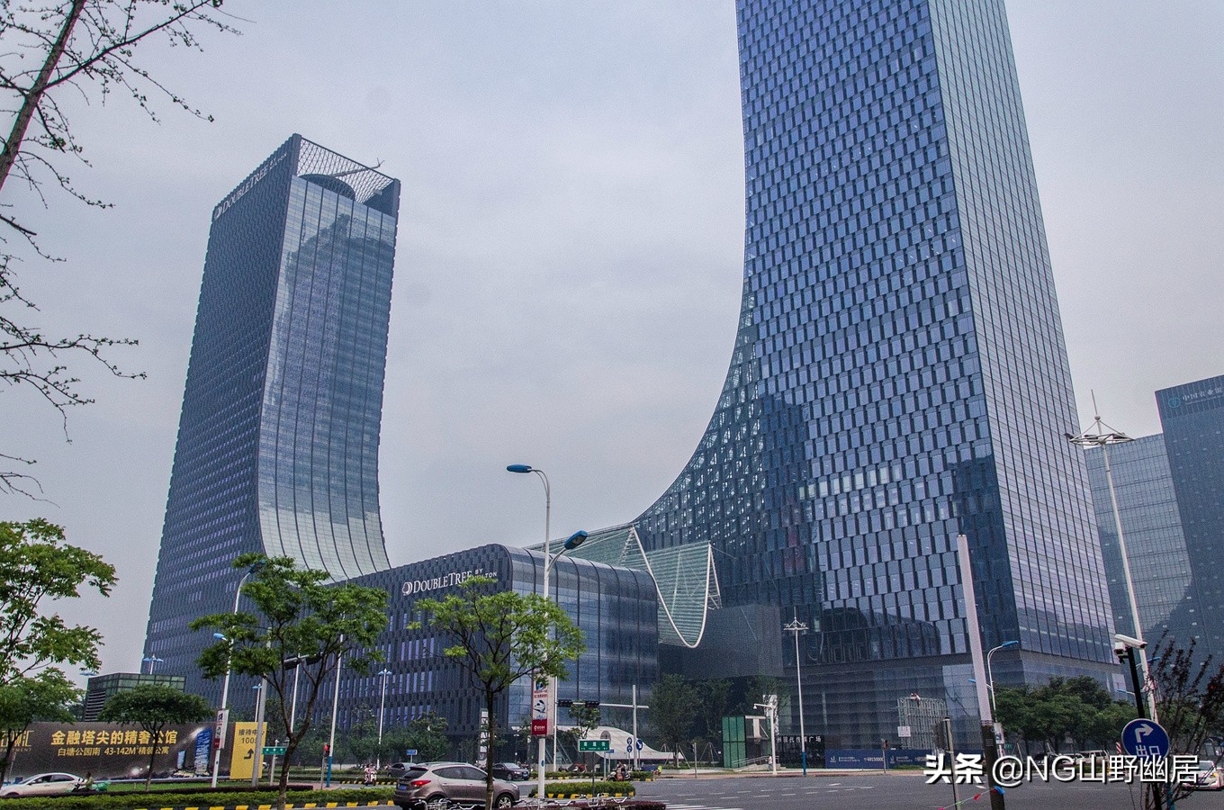 苏州希尔顿:园区最有特色的酒店,颇具代表的地标建筑