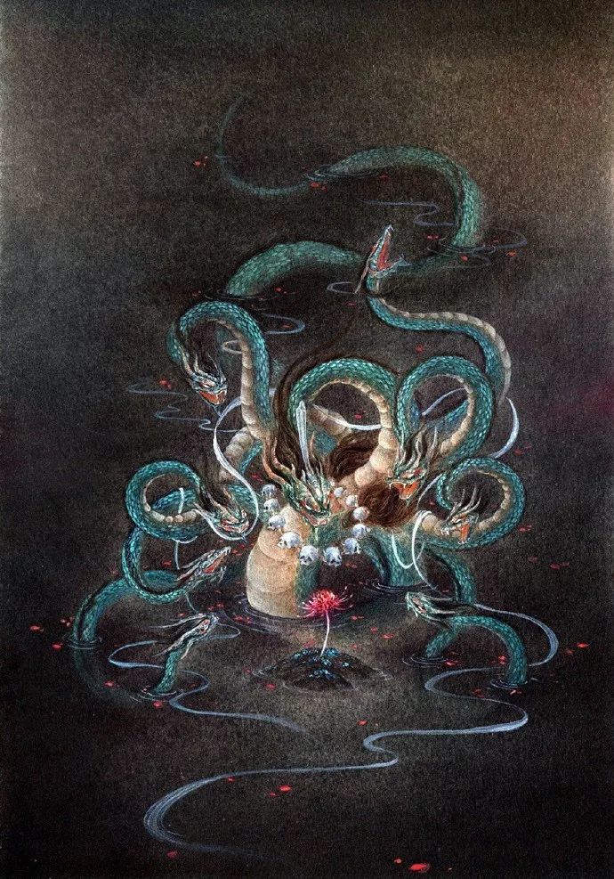 90后画师把山海经异兽画活了,成功吸引1000多万粉