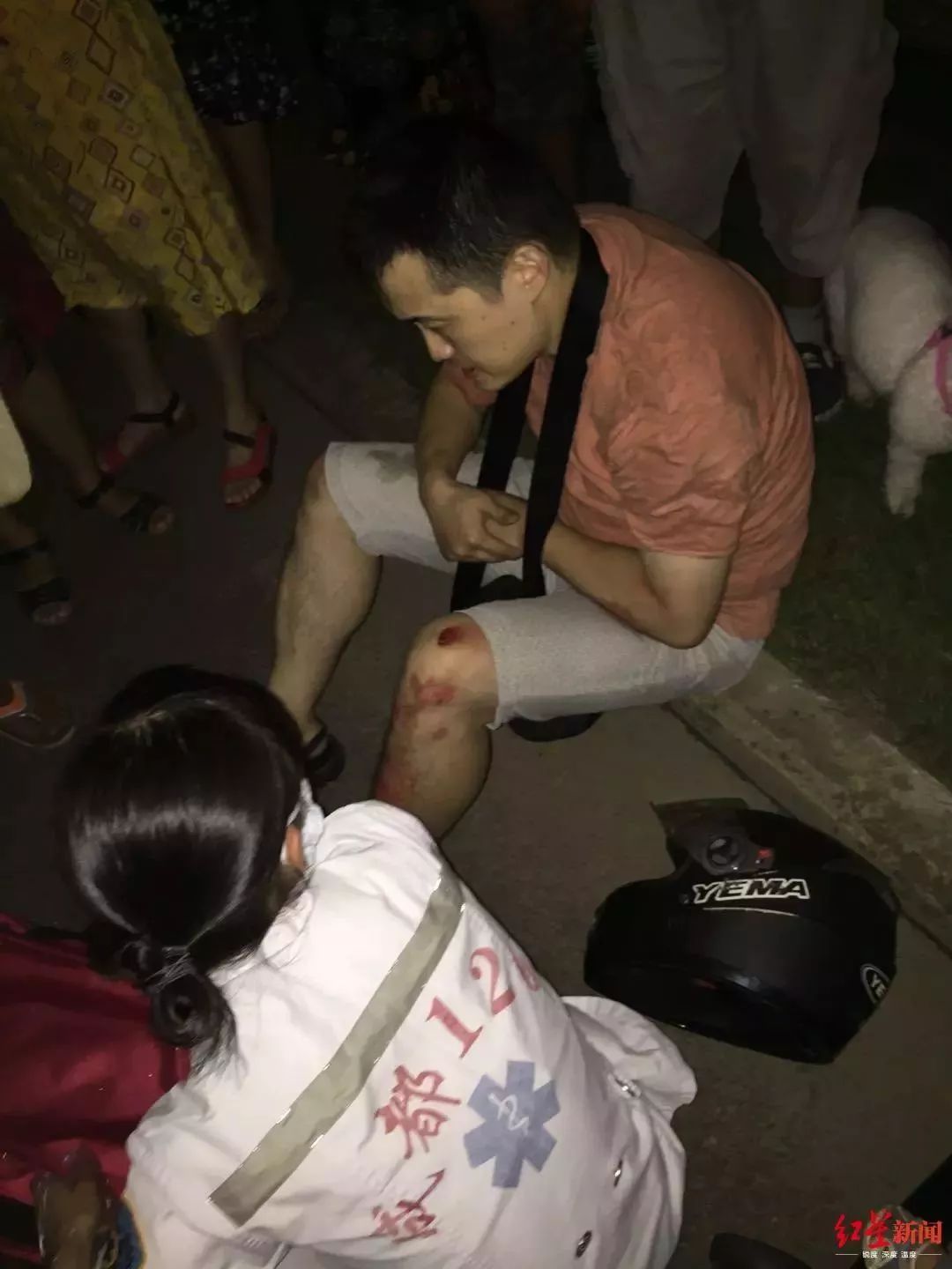 男子下班途中被狗撞倒，8根肋骨骨折！更头疼的是…