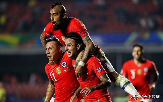 南美预选：智利队3连胜士气高涨，厄瓜多尔客场成绩不理想