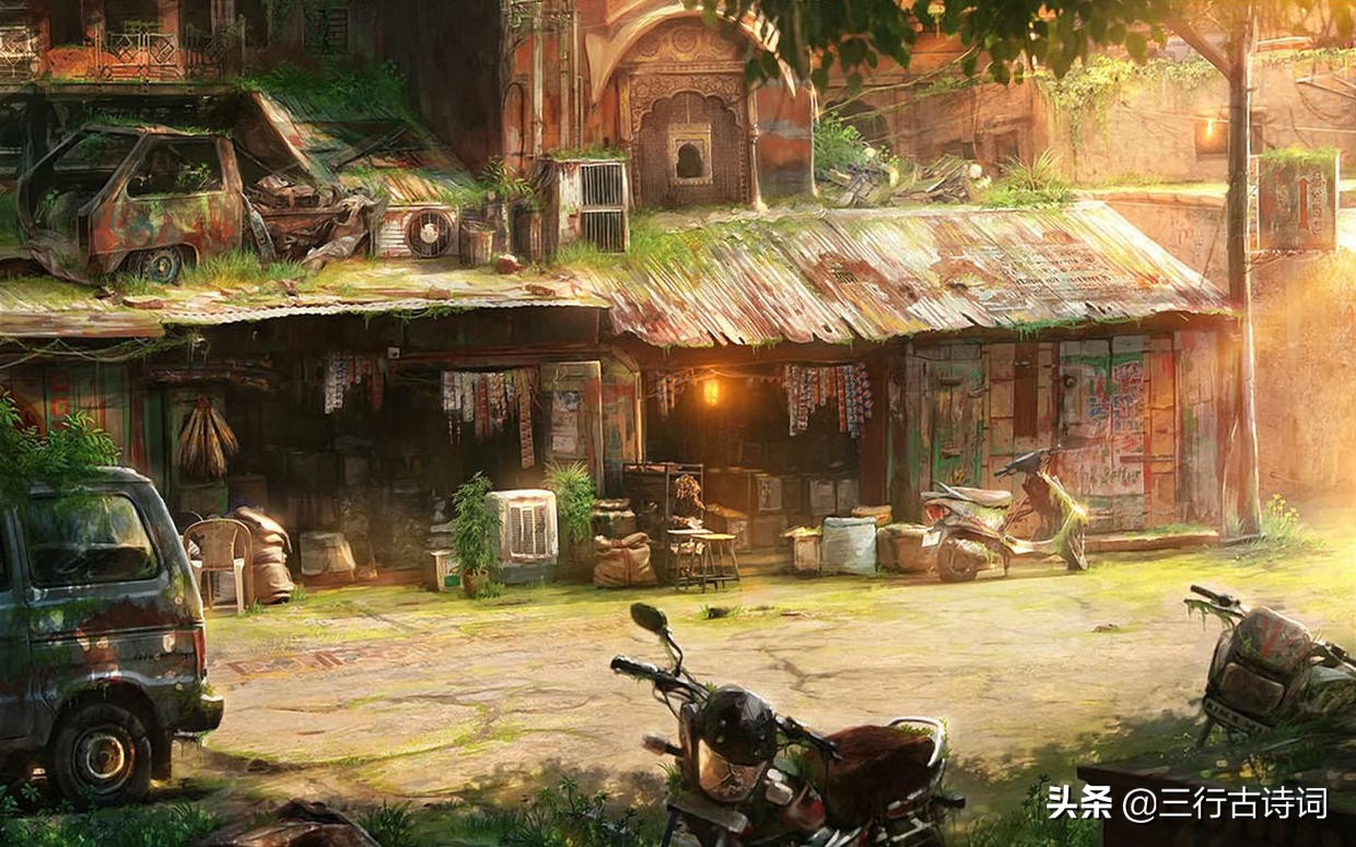 人世沧桑几多愁，无语话意难诉忧