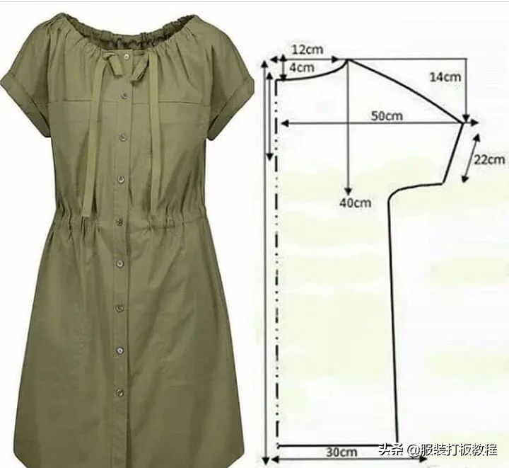 9款半身裙和连衣裙的裁剪图才智服装