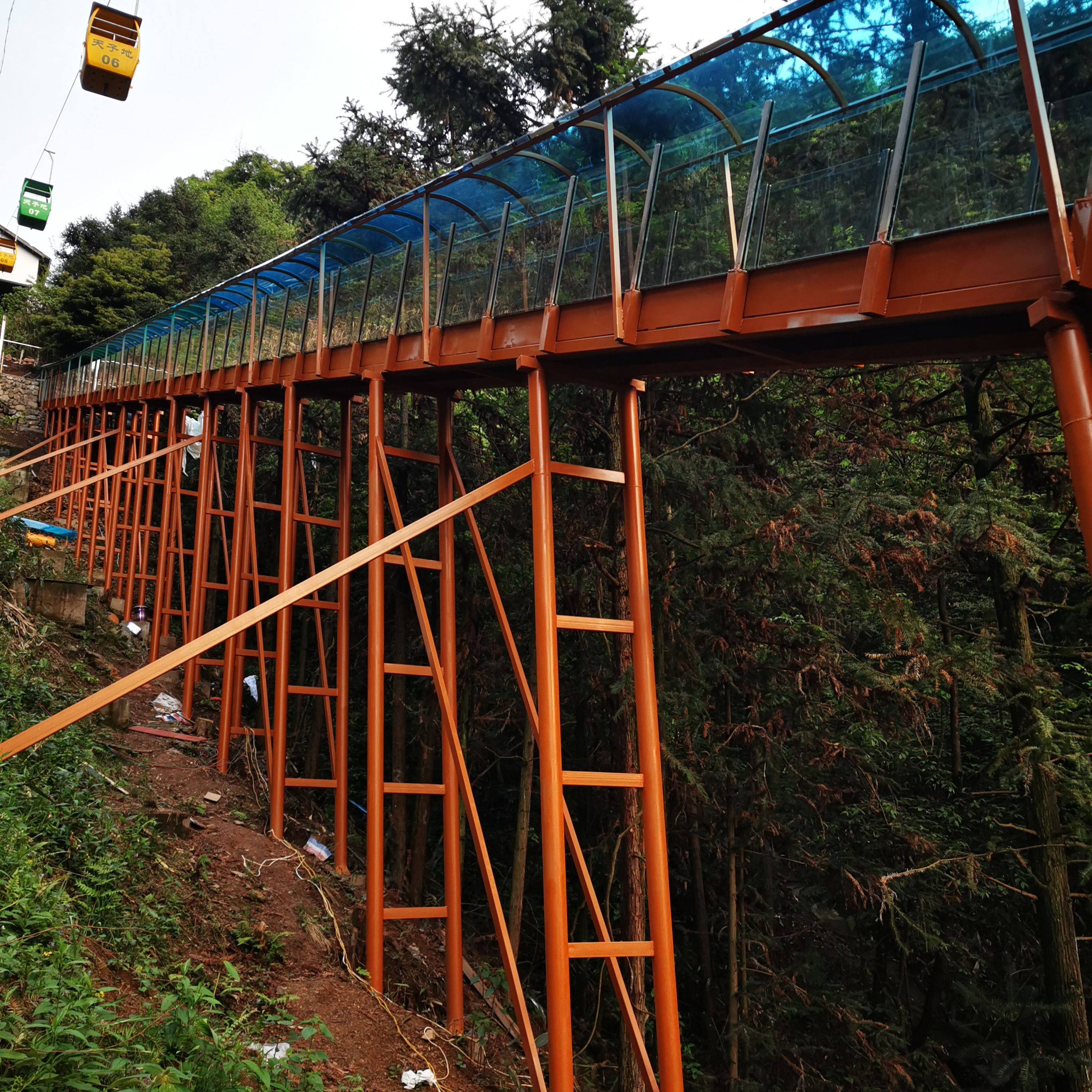 装配式魔毯景区上山代步工具