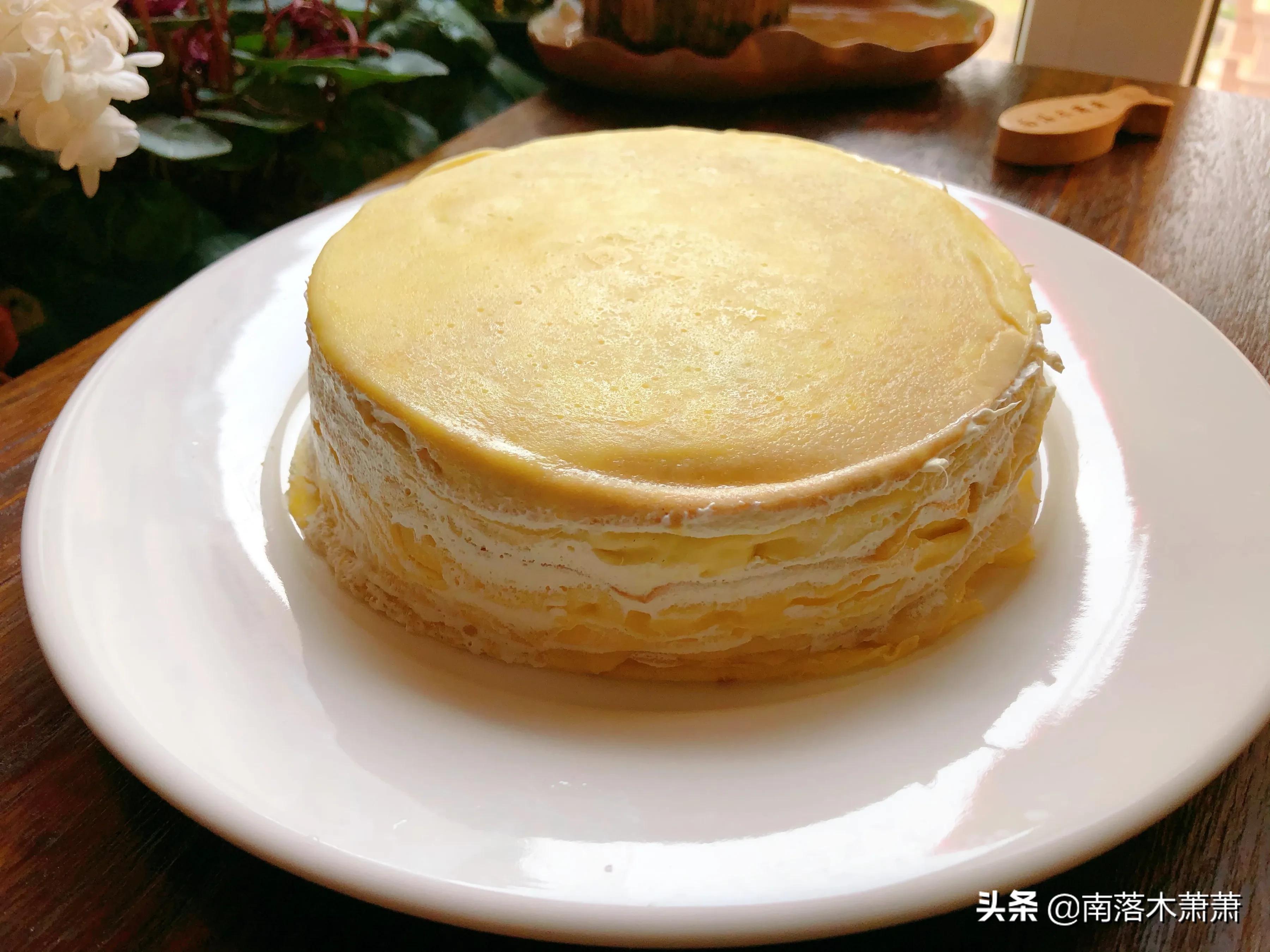 榴莲千层蛋糕的做法榴莲千层蛋糕怎么做饼皮松软