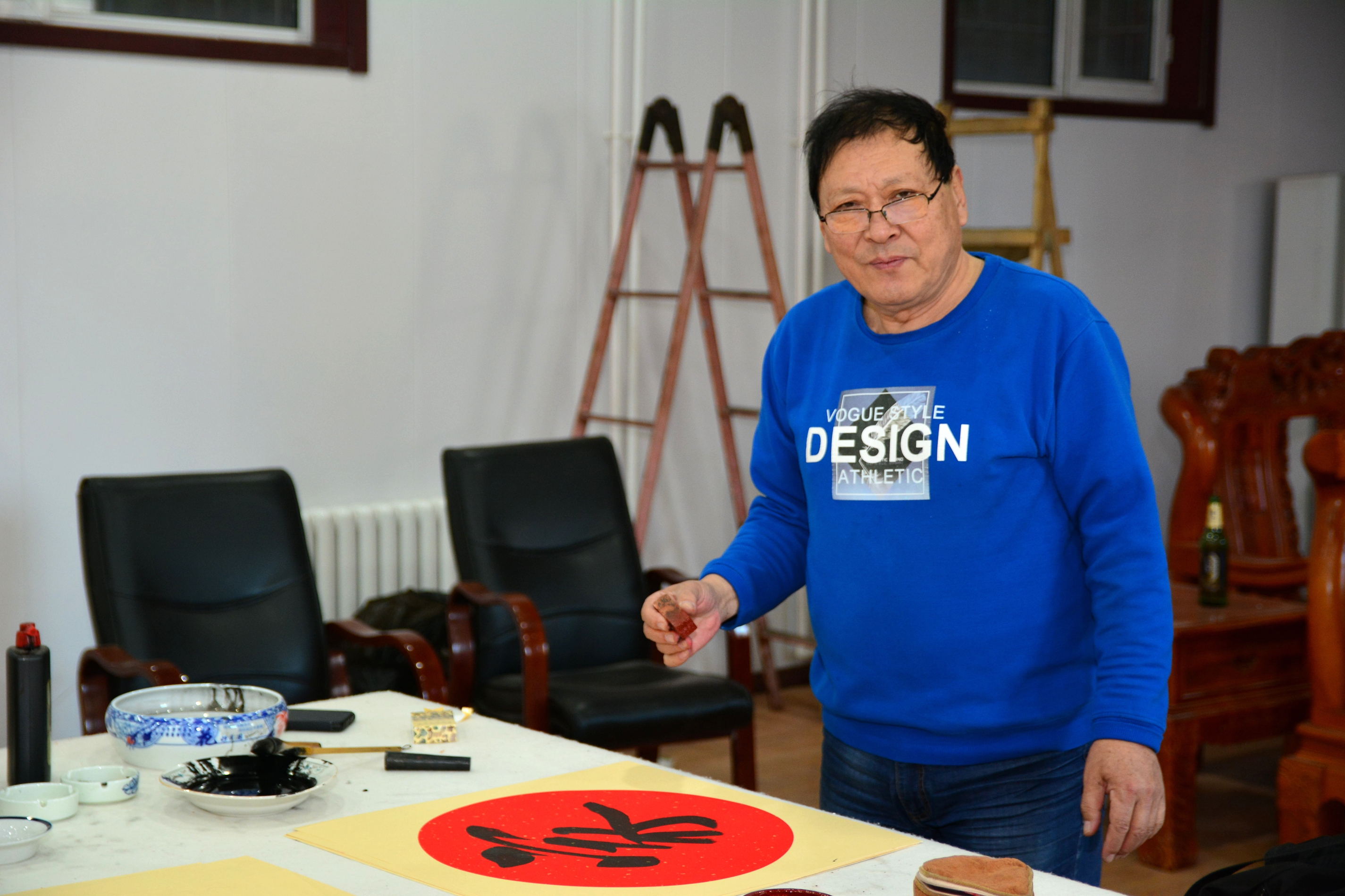 书画名家齐聚温书强画家工作室雅集