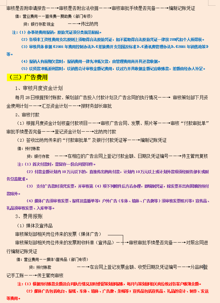 财务每月每天都干啥？财务各岗位工作流程及清单汇总，最适合新手
