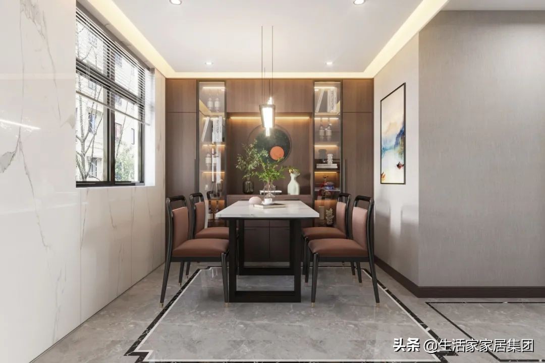 140㎡3室2厅，开放厨房、人字屋顶，这个家处处妙趣横生