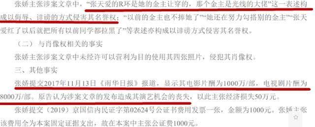 张天爱法律判决出来！乳环获金主开心不实，片酬八千万错过？