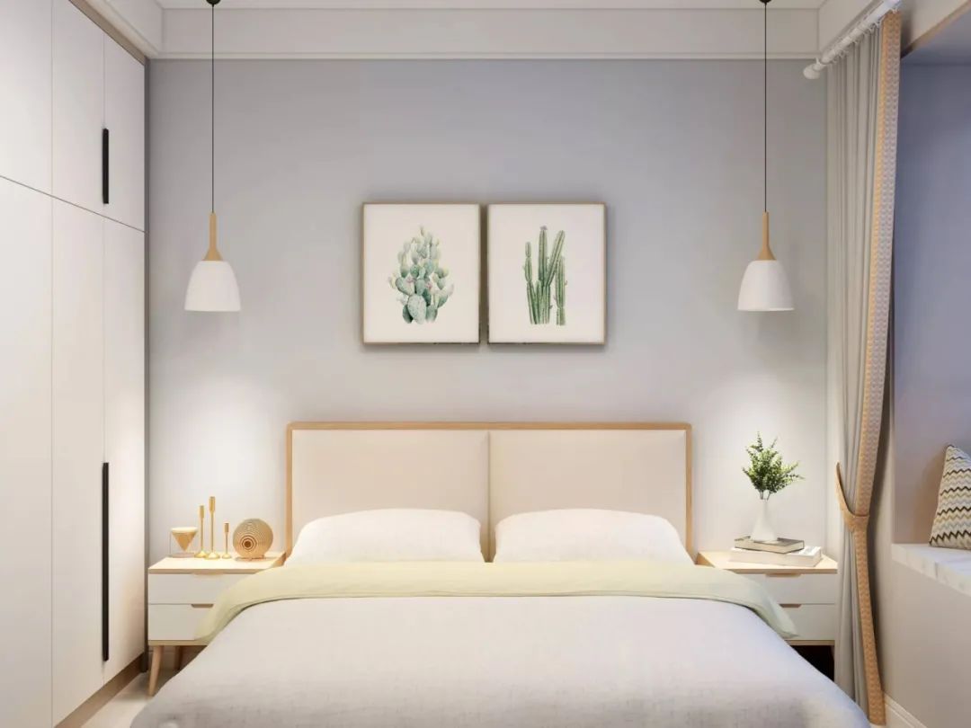 清新+活力，25天花8w，95后姐妹俩打造了64m²北欧小两居