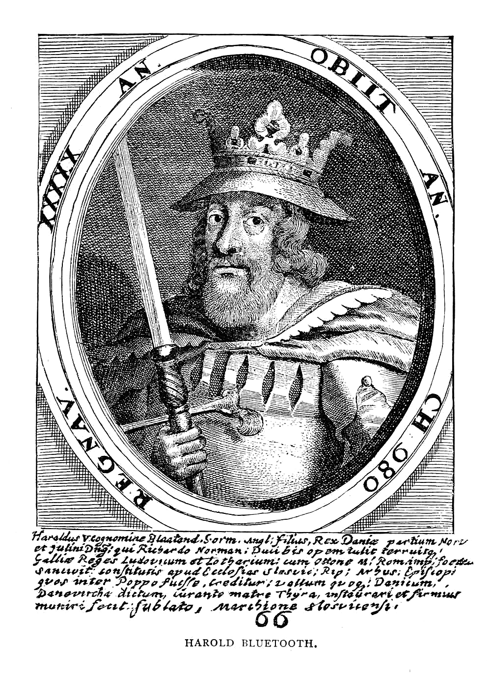 哈拉尔德一世出生于一个未知的日期,死于公元986年.