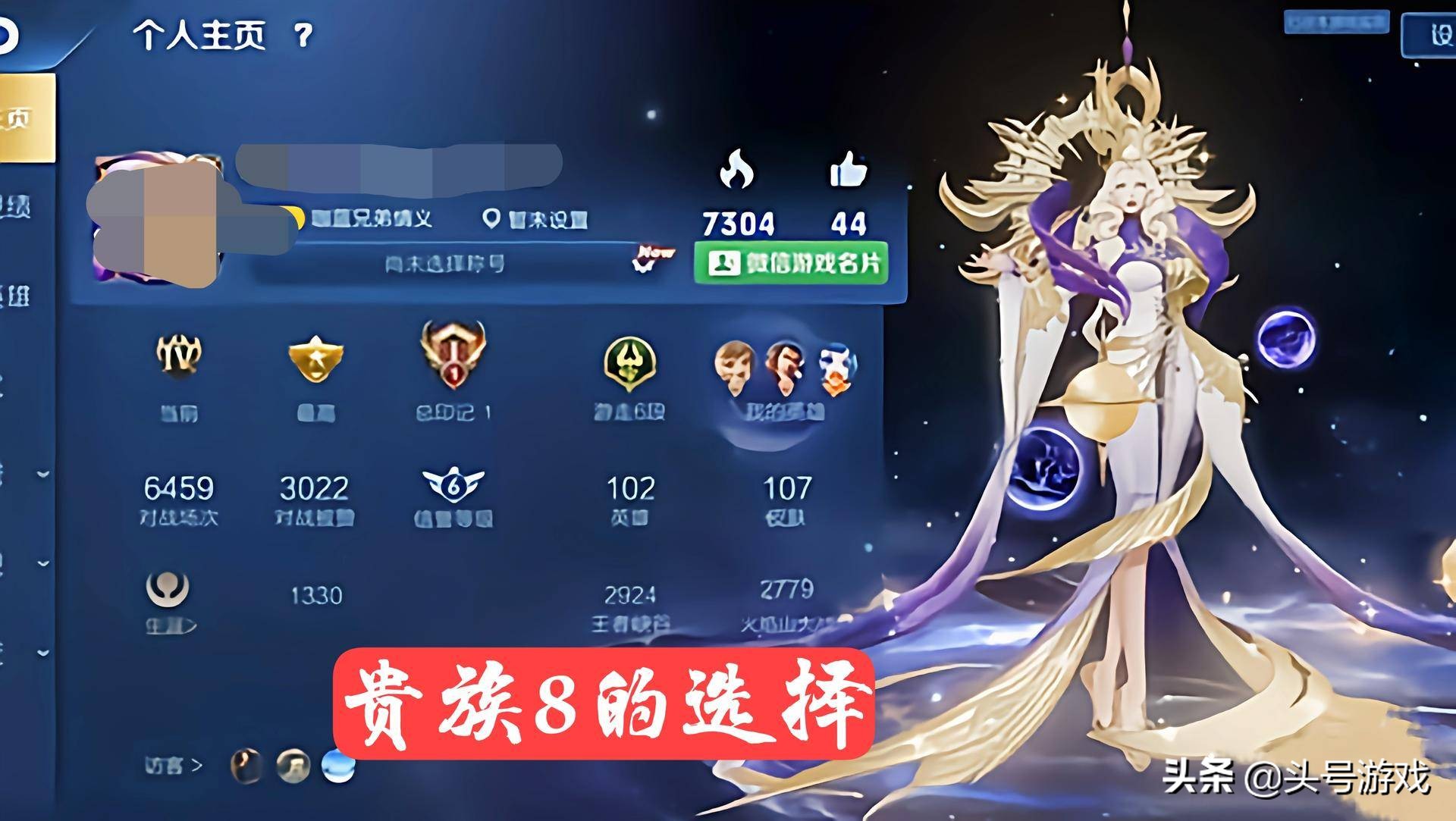 王者荣耀个人主页图片(谁说主页放免费皮肤丢人) - 赤虎壹号