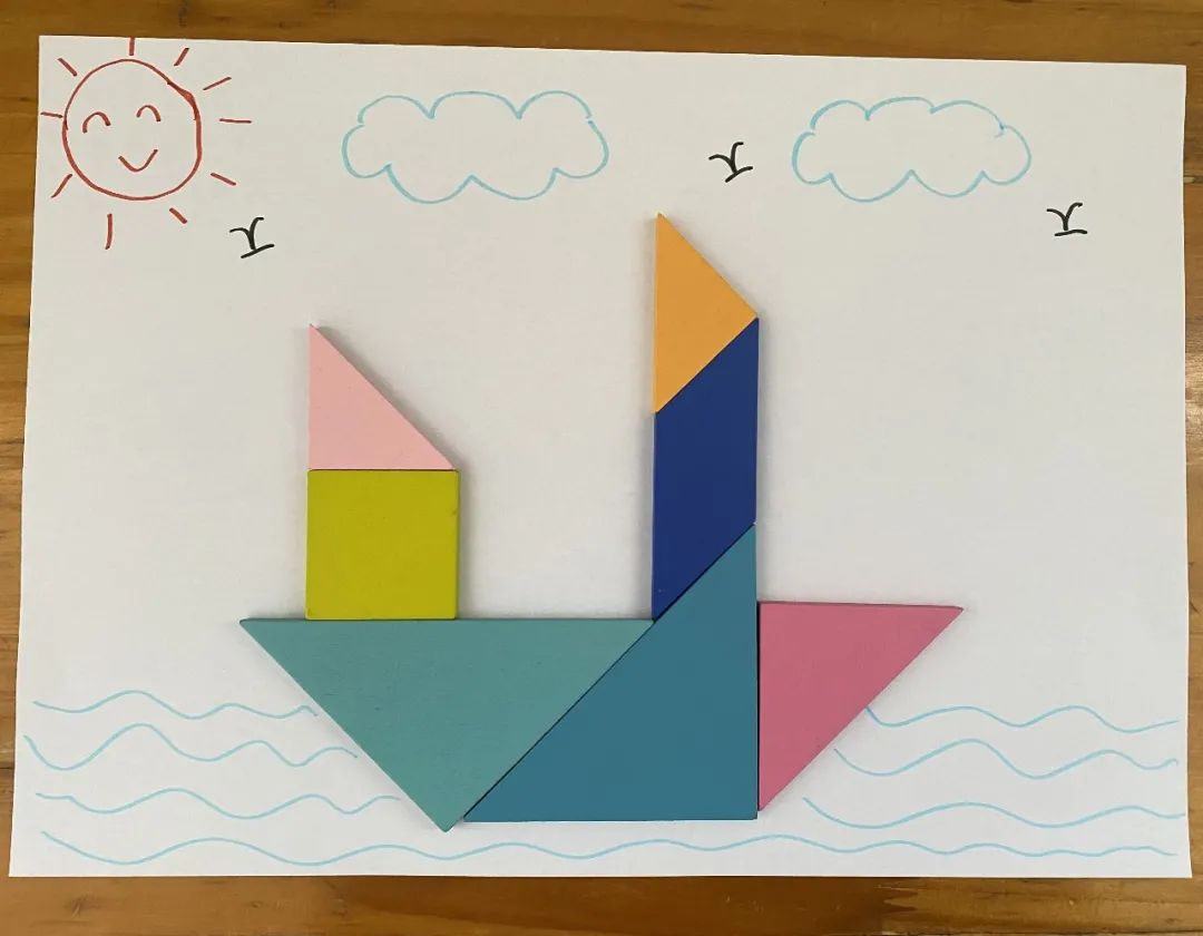 七巧板有几种拼法图片曝光七巧板n种萌态拼法