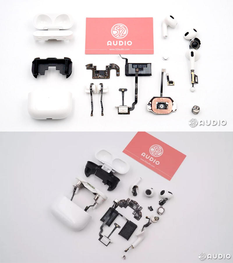 airpods3和airpodspro（详细拆解对比）