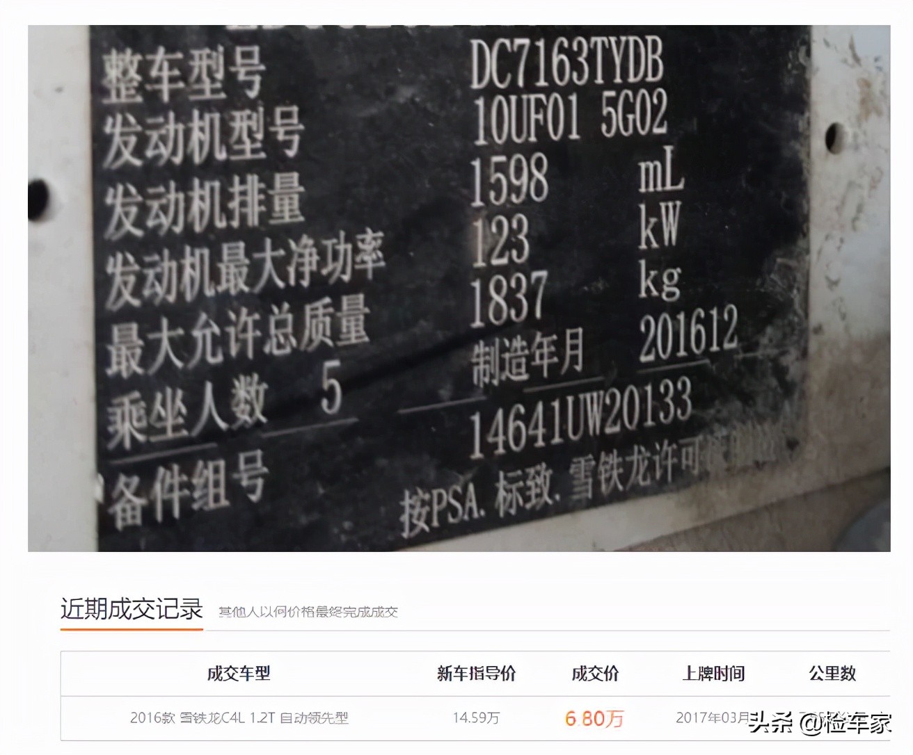 法系新车卖不动，二手车却炒上天，7万块买这辆雪铁龙C4L值吗？