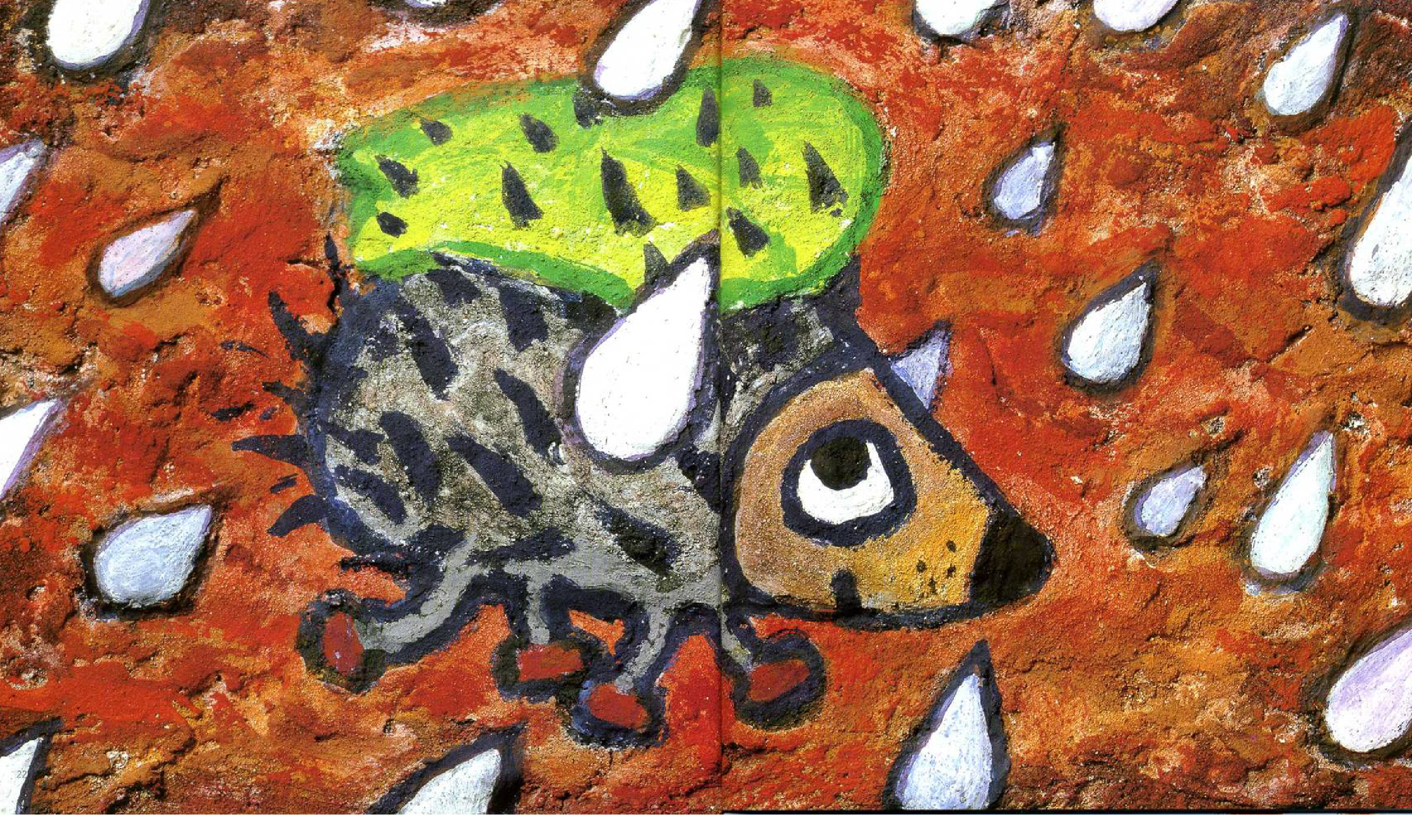 一个关于彩虹花的绘本故事《彩虹色的花》