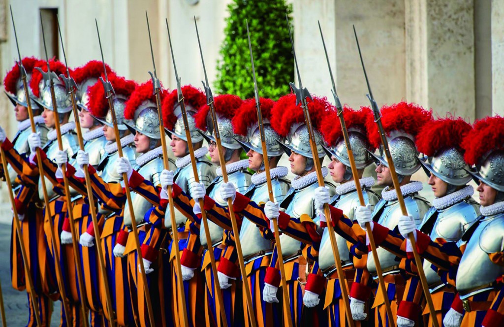 瑞士卫队守卫教皇500年