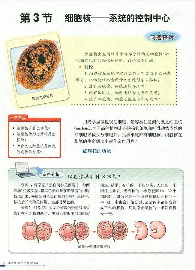 人教版高中生物（必修1）电子课本（高清版）