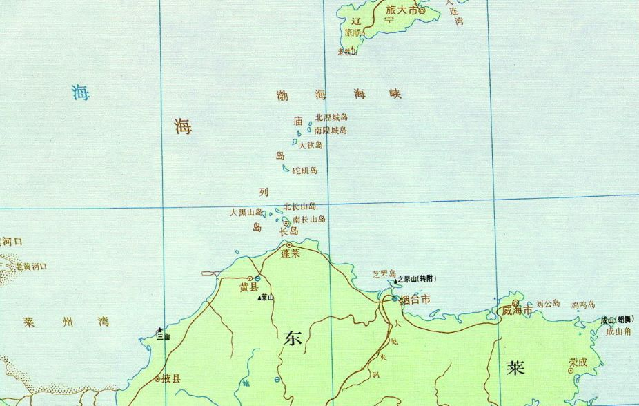 渤海为我国内海，外国船只无权擅入，要多亏山东一座小岛