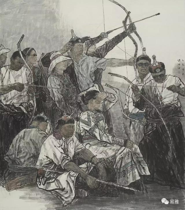 「易雅百家」傅向宏｜当代蒙古族题材绘画的民族特色