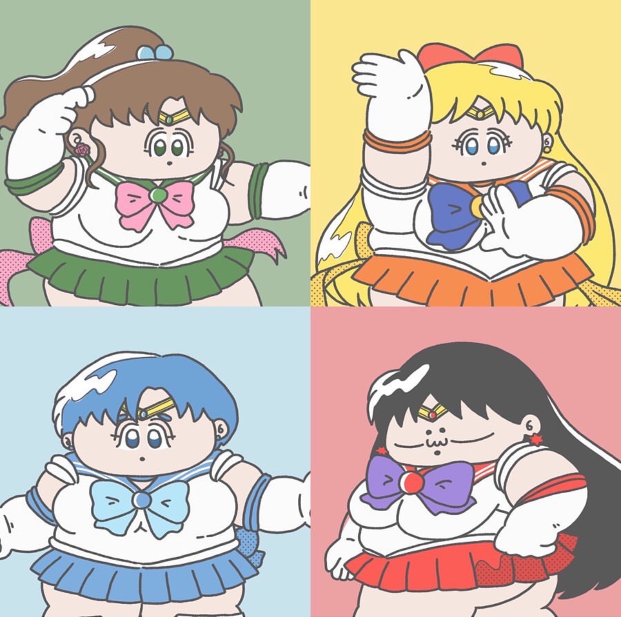 ▼胖嘟嘟的美少女真是也可爱了吧!